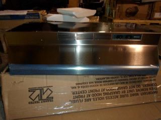 Broan 413004 Economy 30 Inch Two Speed Non Ducted Range Hood 