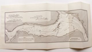 1890 Antique Map Penobscot River Maine Bangor Bucksport