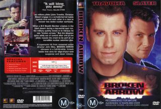 Broken Arrow DVD Movie Like New John Travolta It Will Blow You Away 