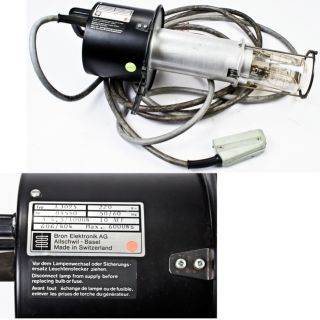 bidding for one broncolor type l3095 light with good flash tube serial 