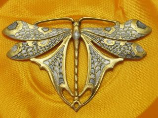    ART NOUVEAU DRAGONFLY PIN BROOCHES VINTAGE BROOCHES VERBUNI DESIGNS
