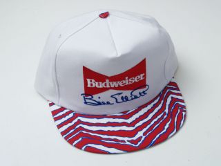 Bill Elliott Budweiser Baseball Cap Hat Snapback