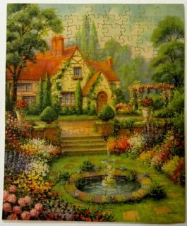 30s Vintage Wooden Jigsaw Puzzle – Star   “Dream Garden 