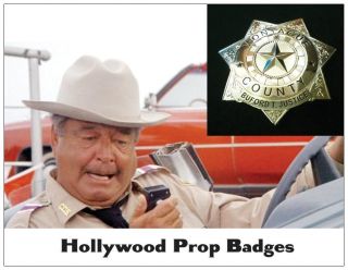 Buford T Justice Smokey the Bandit Prop Badge