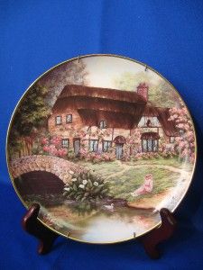 Collector Plate Cottage at Brookside Franklin Mint 8 5