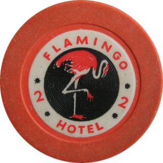 1940s Flamingo Hotel Bugsy Siegel Las Vegas Casino Chip
