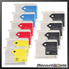 10P LC51 Ink Cartridge Set for Brother MFC 240C Printer