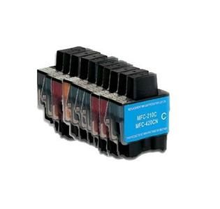 10 PK LC41 Ink Cartridges for Brother MFC 210C MFC 215C MFC 420CN MFC 