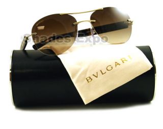 New Bvlgari Sunglasses BV 6051 Gold 278 13 BV6051 Auth