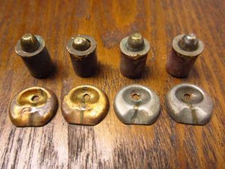 Antique Victor Bullet Catch Spring Button Cabinet Hardware