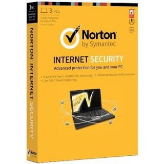 symantec norton internet security 2013 with antivirus 3 pcs time