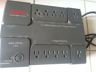 APC Back UPS ES 750 Battery Backup 750va BE750BB   Working   NO 