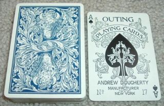   of Outing No.17 Andrew Dougherty Playing Cards   (1892 1894)   Bulls