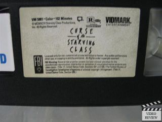 Curse of The Starving Class VHS James Woods Kathy Bates 031398588139 