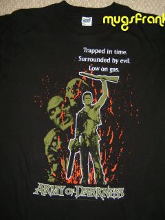 Army of Darkness Trapped in Time Bruce Campbell T Shirt