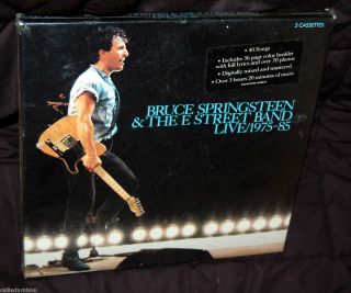 BRUCE SPRINGSTEEN E Street Band Live 1975 85 Cassette Tape USA Box Set 