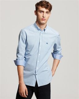 Burberry Brit Fred Gingham Shirt in Manganese Blue