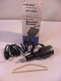 Bruning Electric Eraser Drafting Tool 87 300 #336