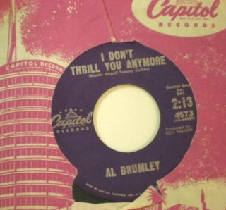  Hear It Great Country Al Brumley Capitol 4573