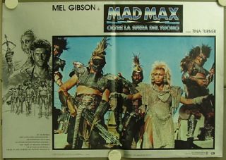 mad max 3 mel gibson tina turner rare complete original set of 6 