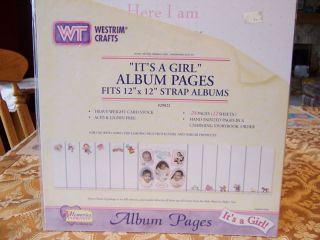Memories Forever Westrim Craft 12x12 Pages Baby Girl N