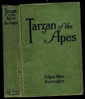 Burroughs ER Tarzan of The Apes HB A L Burt 1920’S