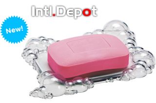 Bubbles is a functional holder for your soaps, sponges and scrubbers.