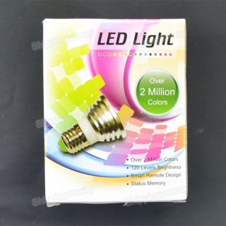 E27 5W RGB Energy saving Color change High Power LED Bubl