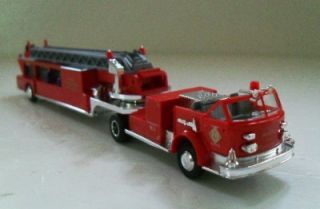 Busch & Wiking Two Fire Trucks US Feuerwehr and MB Feuerwehr DLK 23 12 