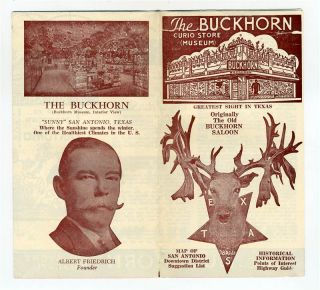 Buckhorn Curio Store Museum Hall of Horns San Antonio 1939 TEXAS