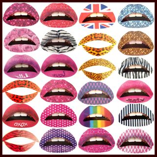   stylish lip tattoos easy application with water cut to your lips size