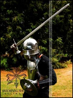 Medieval or Renaissance Buckler Shield 14g for Full Contact Combat 