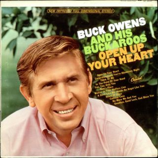 Buck Owens Vinyl Record LP Open Up Your Heart USA ST2640 Capitol 