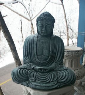SEATED Meditation BUDDHA Statue 9