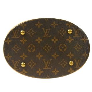   Louis Vuitton BUCKET PM Monogram Leather Hand Tote Bag Purse LV M42238