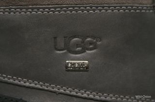 UGG Butte Mens Grey Gray Sheepskin Waterproof Snow Boot Size 12 US New 