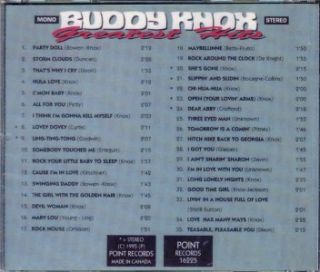 buddy knox cd greatest hits new sealed 35 tracks