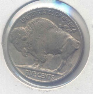 Error  Buffalo Nickel   Obverse Die Clash   XF   Great Unusual Coin L 