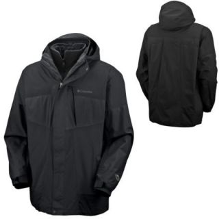 New Mens XL Black Columbia Bugaboo Parka Winter Jacket Coat 3 in 1 $ 