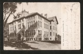Jacksonville Illinois IL 1907 Old High School Building