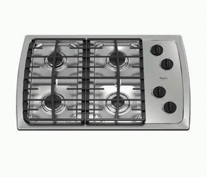 whirlpool scs3017rs 30 built in gas cooktop