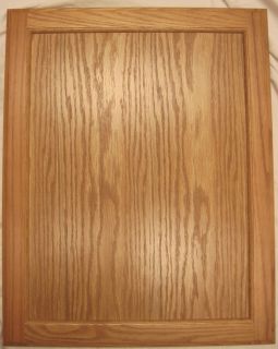  Oak Flat Panel Cabinet Doors Honey