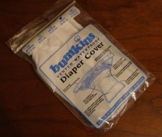 Bumkins Vented Waterproof Diaper Cover Large White 22 28 lbs