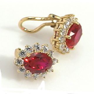 BURMA RUBY 11.08 CARAT, WORLDS FINEST COLLECTION HIGH END EARRINGS 