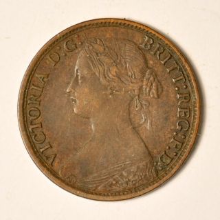 description lovely example of this gb victoria bun head farthing 1865 