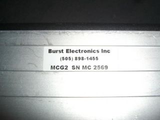 Burst Electronics mcg 2 Micro Character Generator