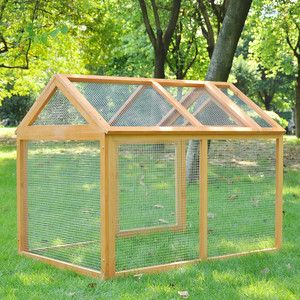   Backyard for Chicken Coop Poultry Cage Hen House Rabbit Hutch