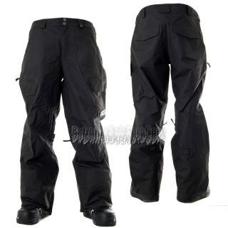 Burton Mens 2012 Snowboard Black Poacher Pants Medium