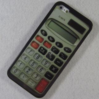 Cool Calculator Hard Case Back Cover Skin for Apple iPhone 5 5g 5GEN 