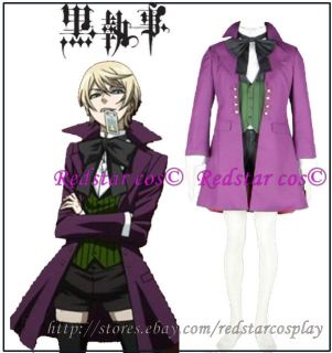 Black Butler II 2 Alois Trancy Cosplay Costume Custom Made in Any Size 